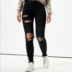 AE Black Wash Jegging